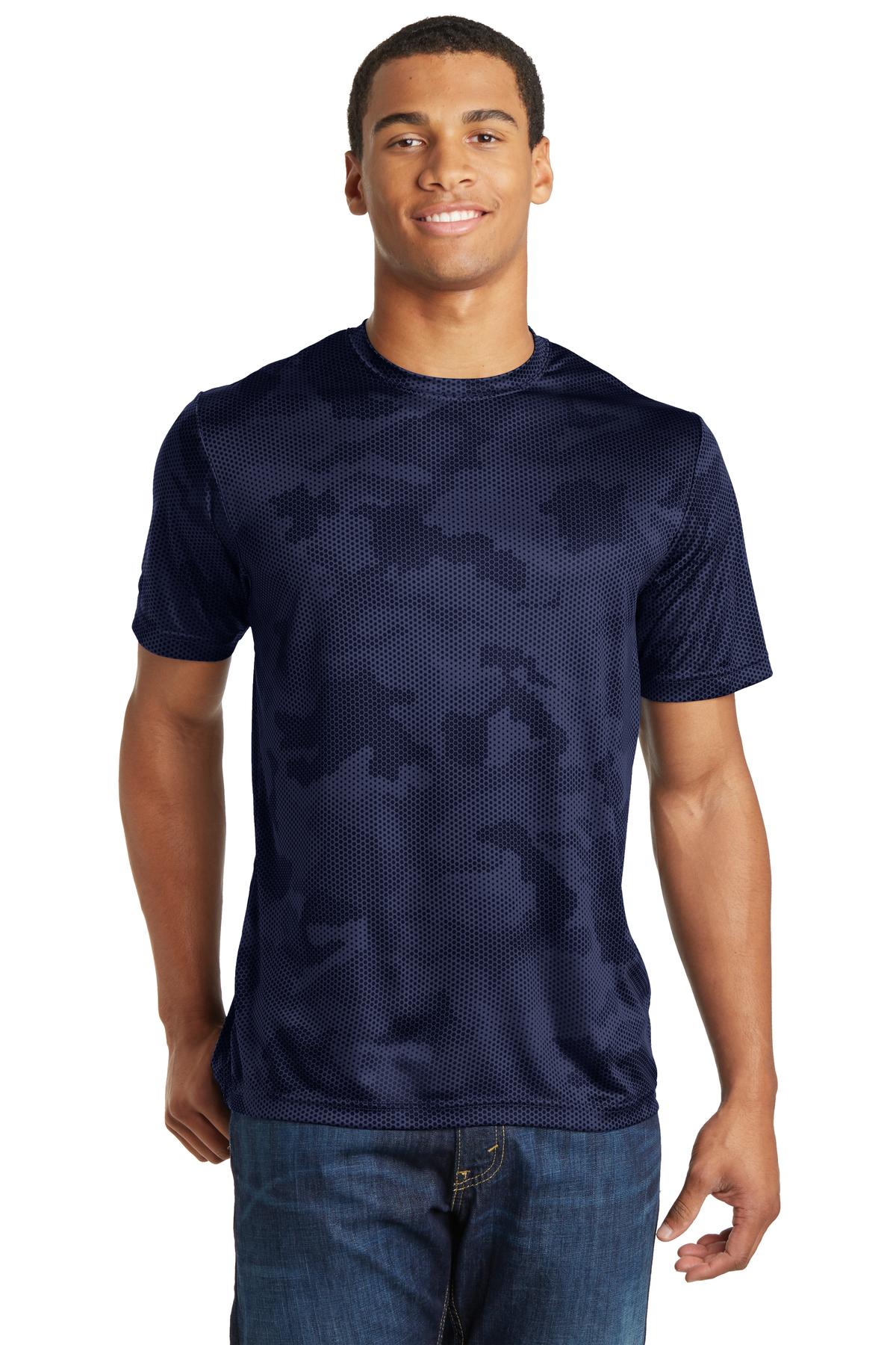Sport-TekÂ® CamoHex Tee. ST370