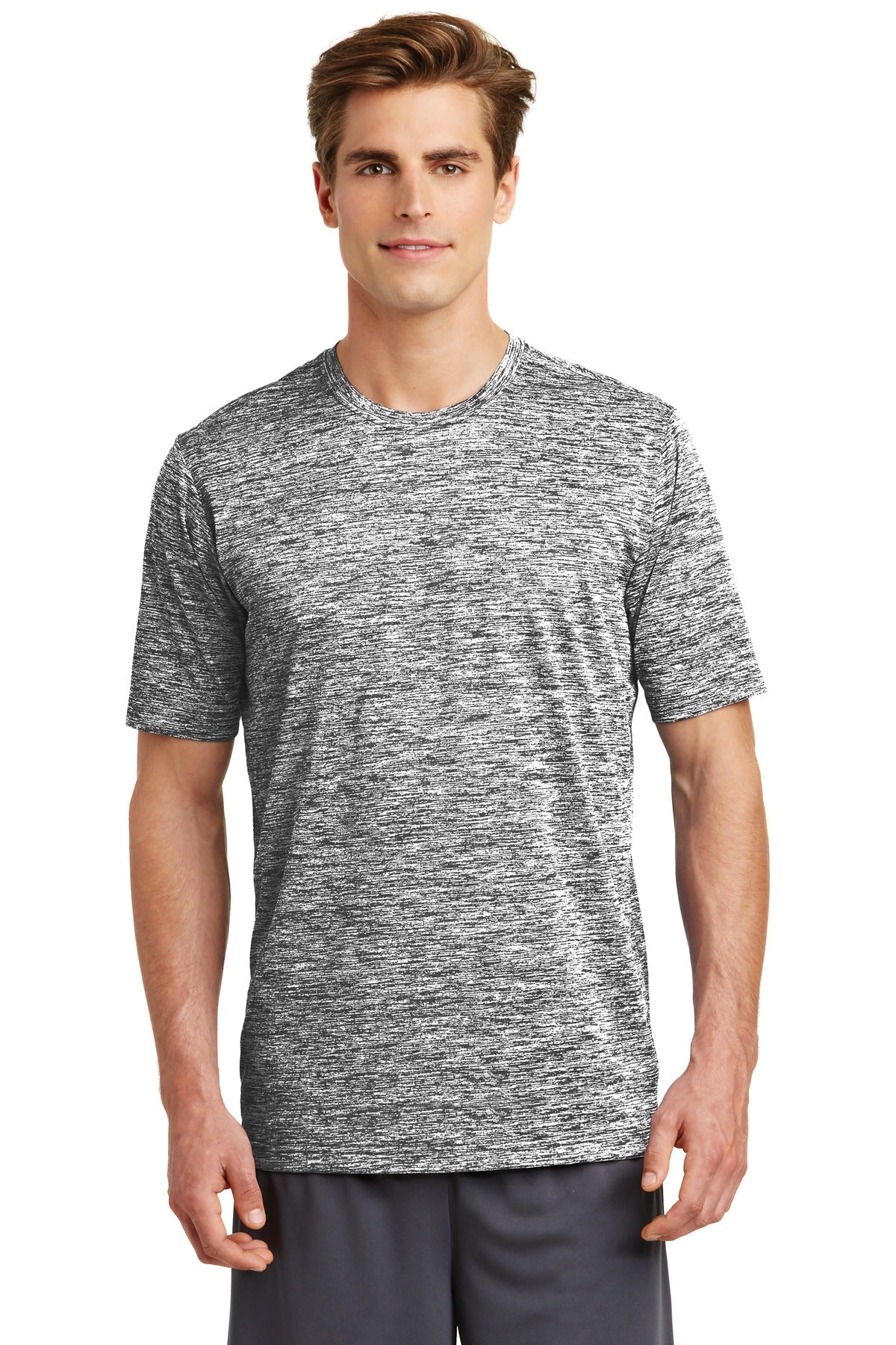 Sport-TekÂ® PosiChargeÂ® Electric Heather Tee. ST390