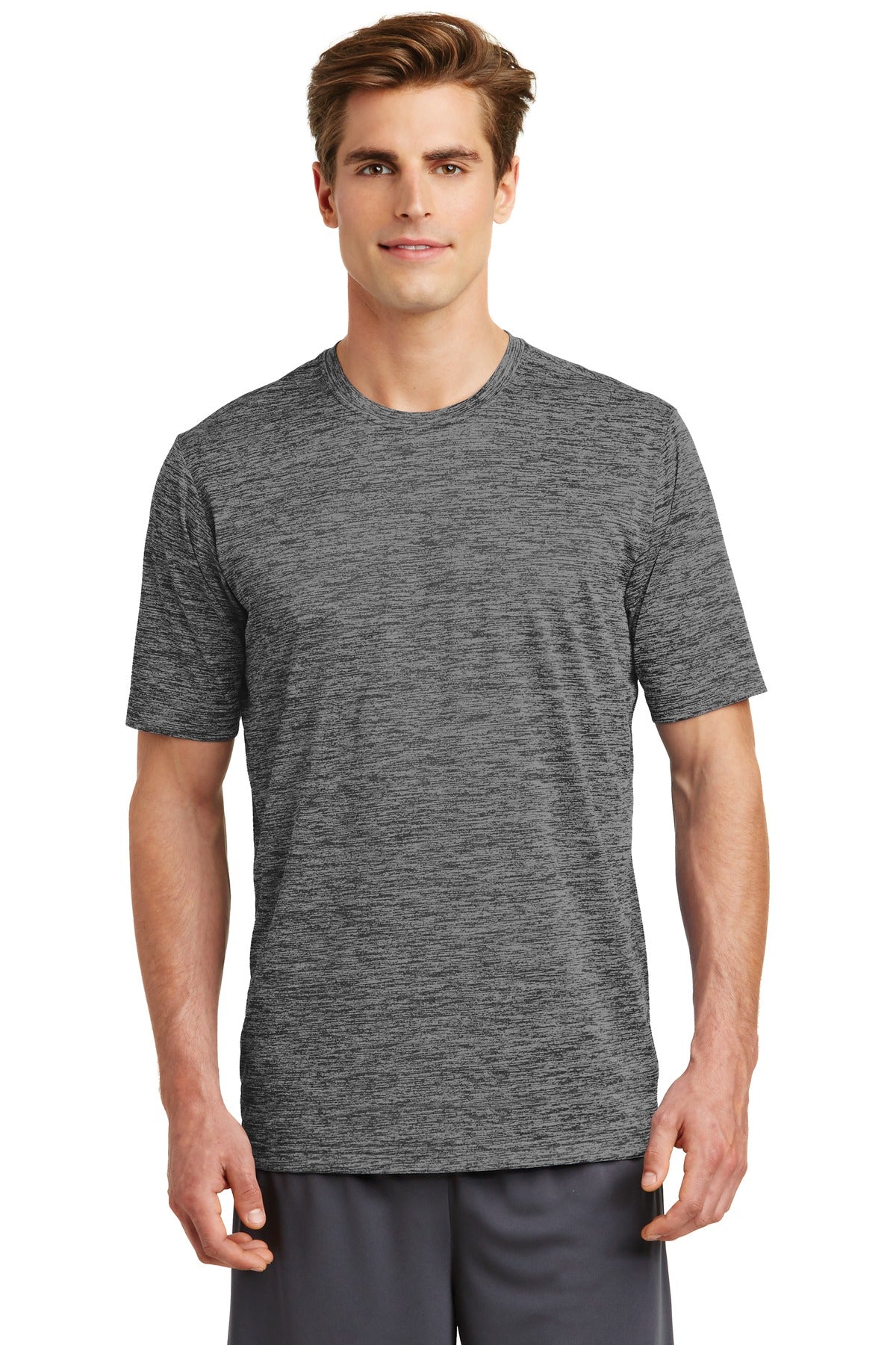 Sport-TekÂ® PosiChargeÂ® Electric Heather Tee. ST390