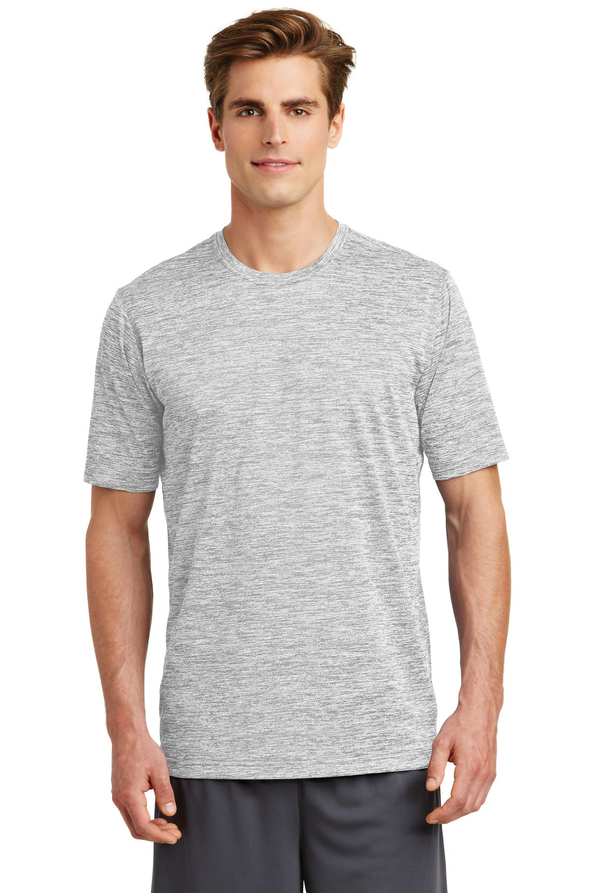 Sport-TekÂ® PosiChargeÂ® Electric Heather Tee. ST390