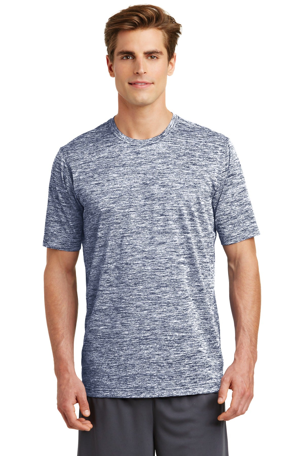 Sport-TekÂ® PosiChargeÂ® Electric Heather Tee. ST390