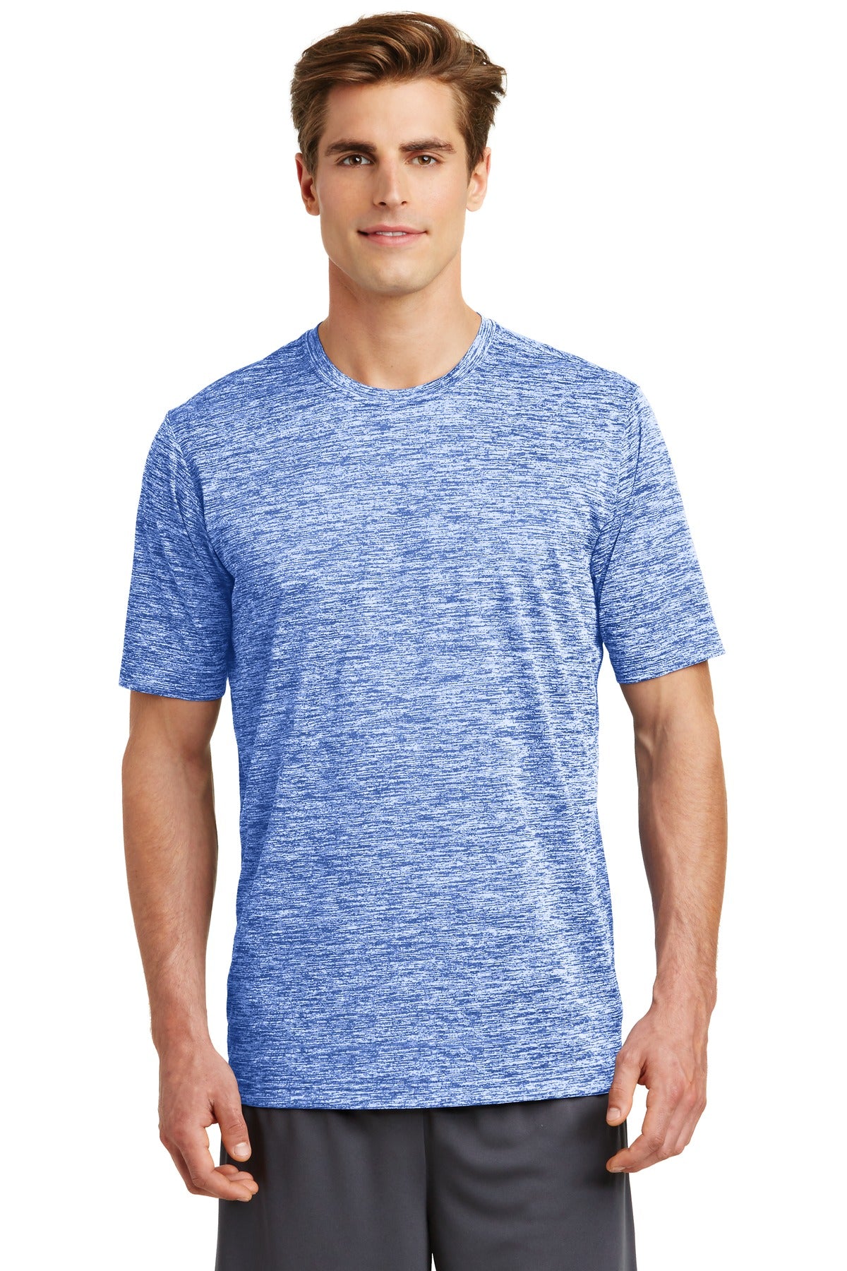 Sport-TekÂ® PosiChargeÂ® Electric Heather Tee. ST390