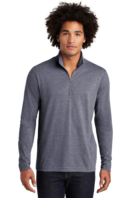 Sport-Tek Â® PosiCharge Â® Tri-Blend Wicking 1/4-Zip Pullover. ST407