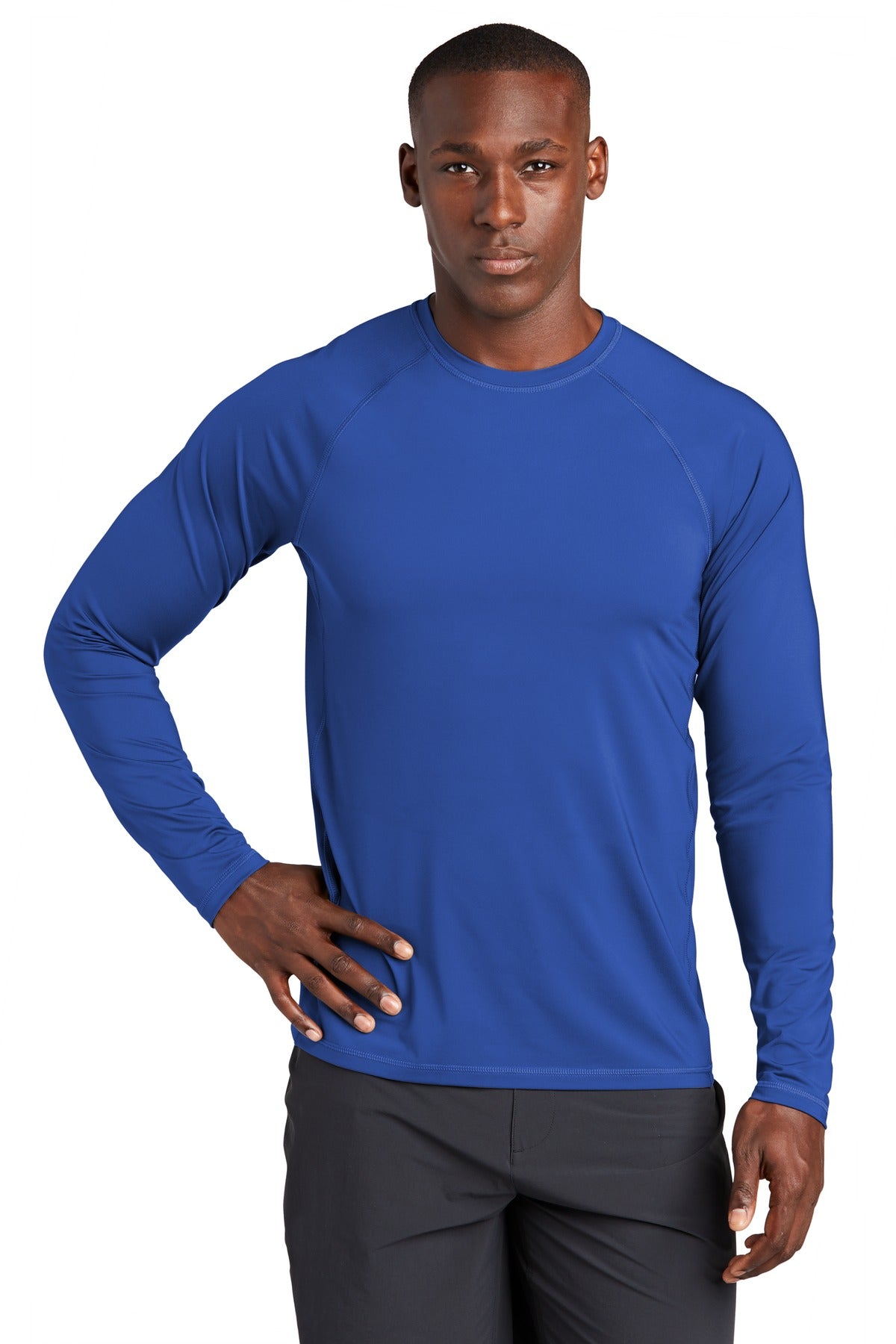 Sport-Tek Â® Long Sleeve Rashguard Tee. ST470LS