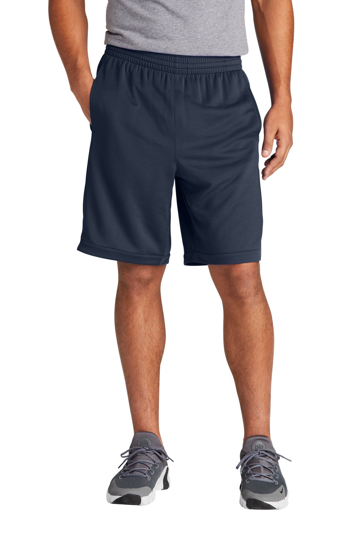 Sport-TekÂ® PosiChargeÂ® Position Short with Pockets ST575