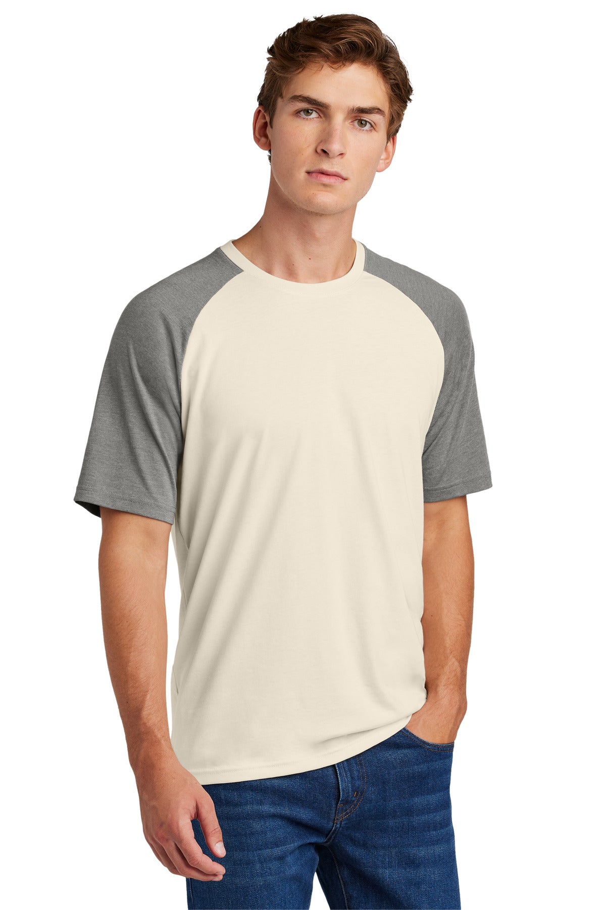 Sport-TekÂ® Halftime Raglan Tee ST6040