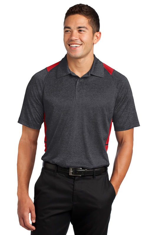 Sport-TekÂ® Heather Colorblock Contenderâ„¢ Polo. ST665