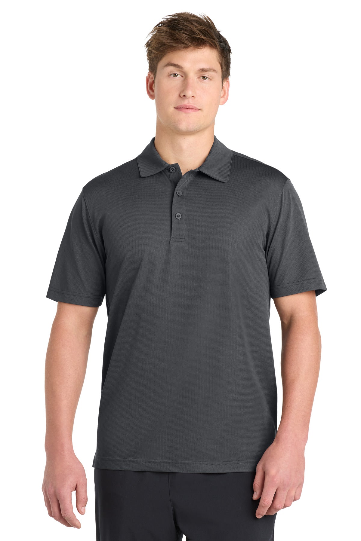 Sport-TekÂ® PosiChargeÂ® Active Textured Polo. ST690