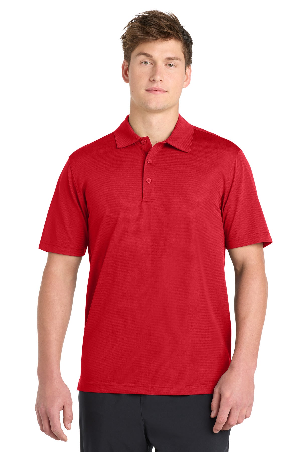 Sport-TekÂ® PosiChargeÂ® Active Textured Polo. ST690