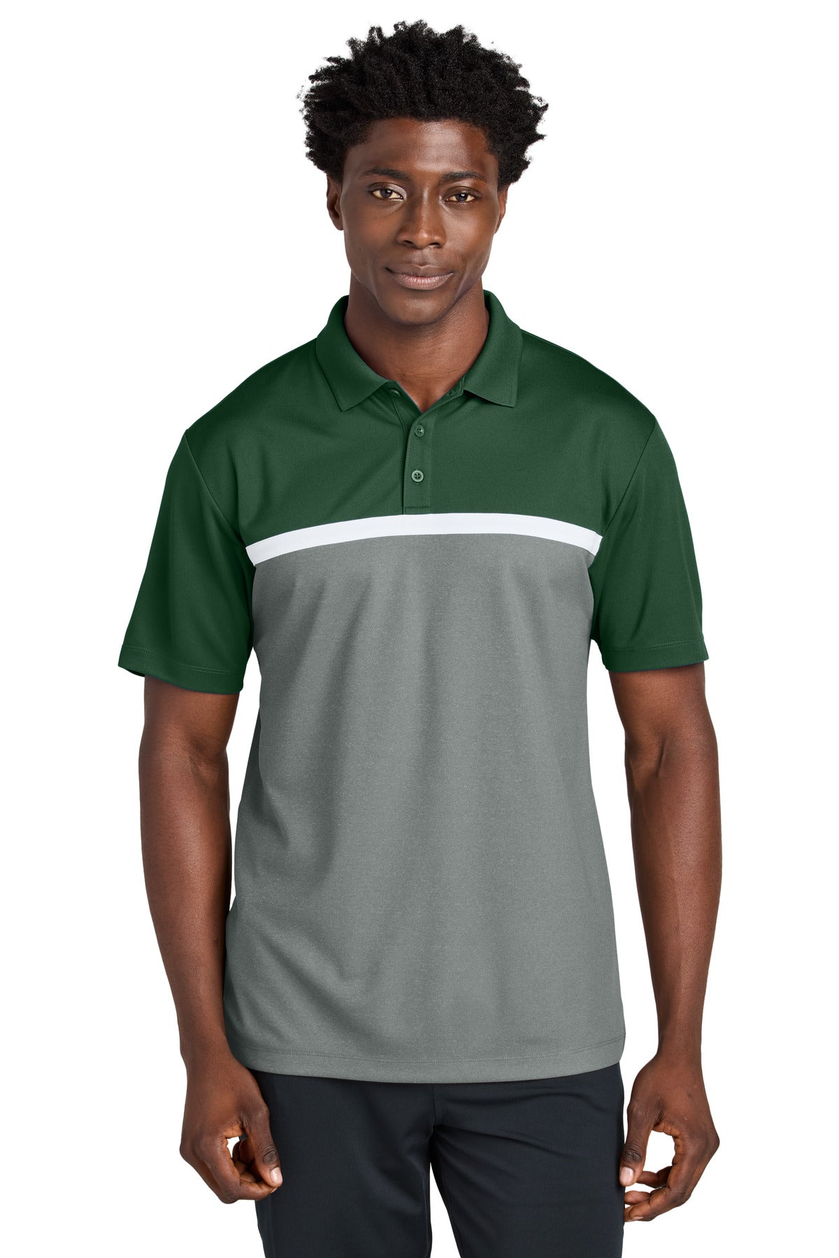 Sport-TekÂ® UV Micropique Colorblock Polo ST741