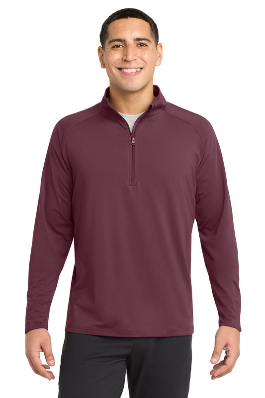 Sport-TekÂ® Sport-WickÂ® Stretch 1/4-Zip Pullover. ST850