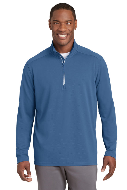 Sport-TekÂ® Sport-WickÂ® Textured 1/4-Zip Pullover.  ST860