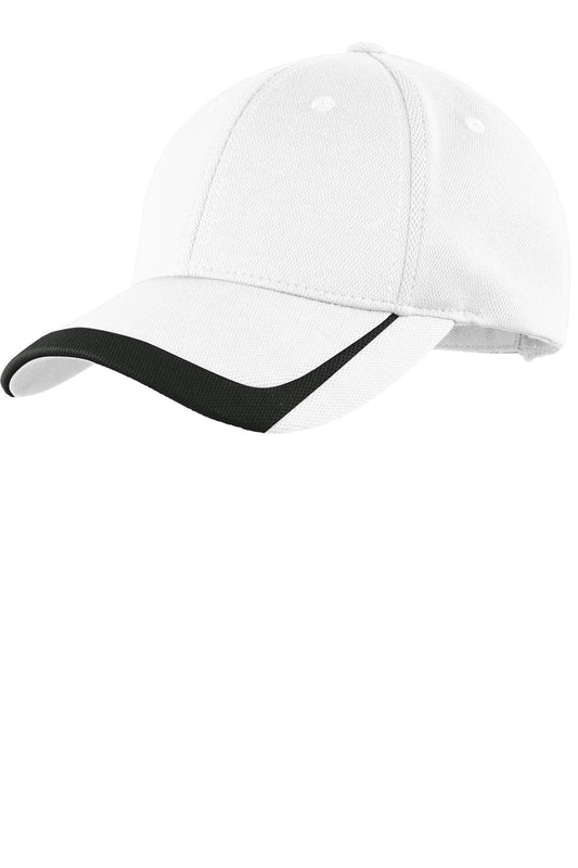 Sport-TekÂ® Pique Colorblock Cap. STC24