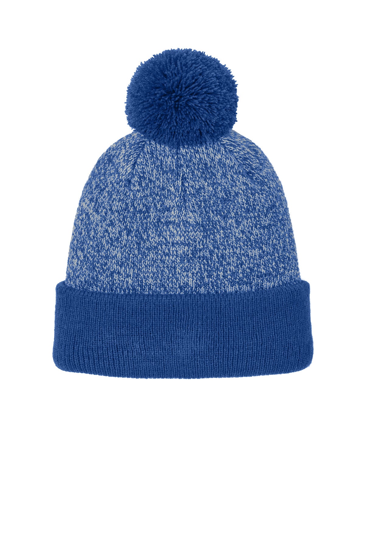 Sport-TekÂ® Halftime Heather Pom Beanie STC68