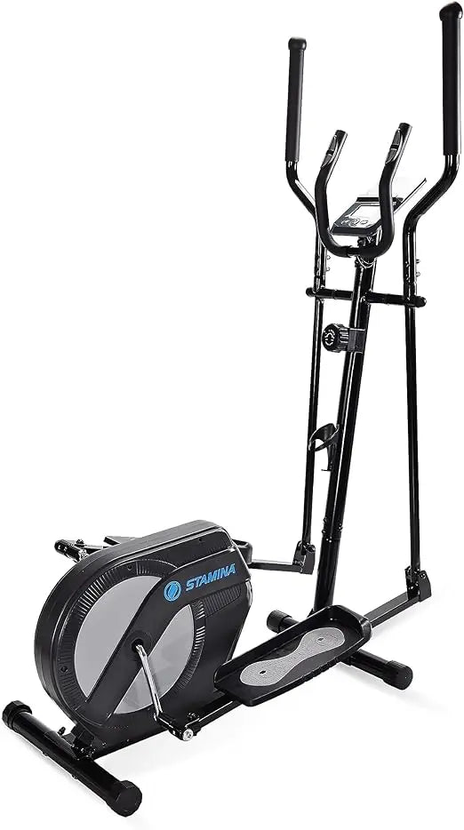 Elliptical Training Machine with Smart Workout App - Compact Standing Elliptical Machine for Home Workout - Up to 250 lbs Weigh