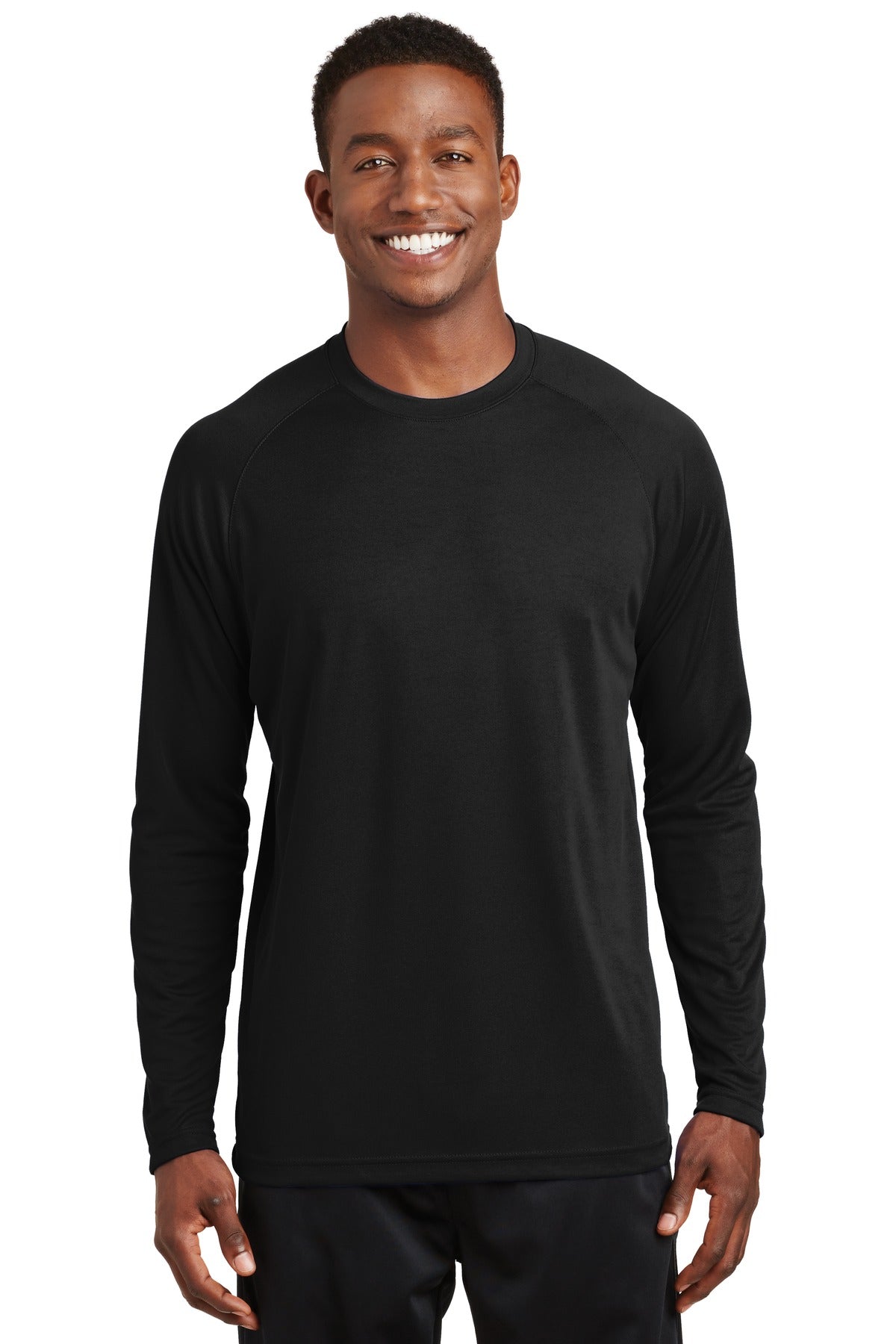 Sport-TekÂ® Dry ZoneÂ® Long Sleeve Raglan T-Shirt. T473LS