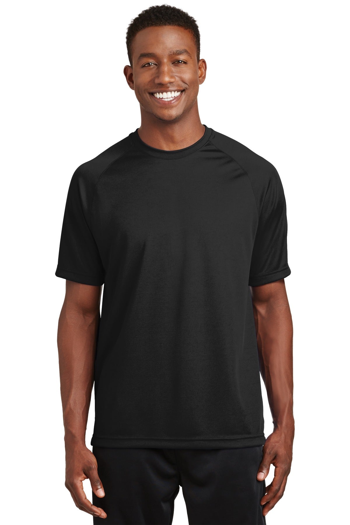 Sport-TekÂ® Dry ZoneÂ® Short Sleeve Raglan T-Shirt. T473