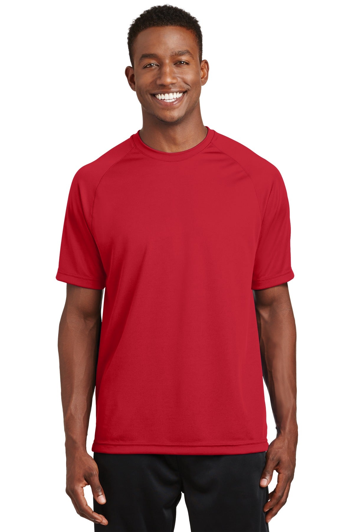 Sport-TekÂ® Dry ZoneÂ® Short Sleeve Raglan T-Shirt. T473