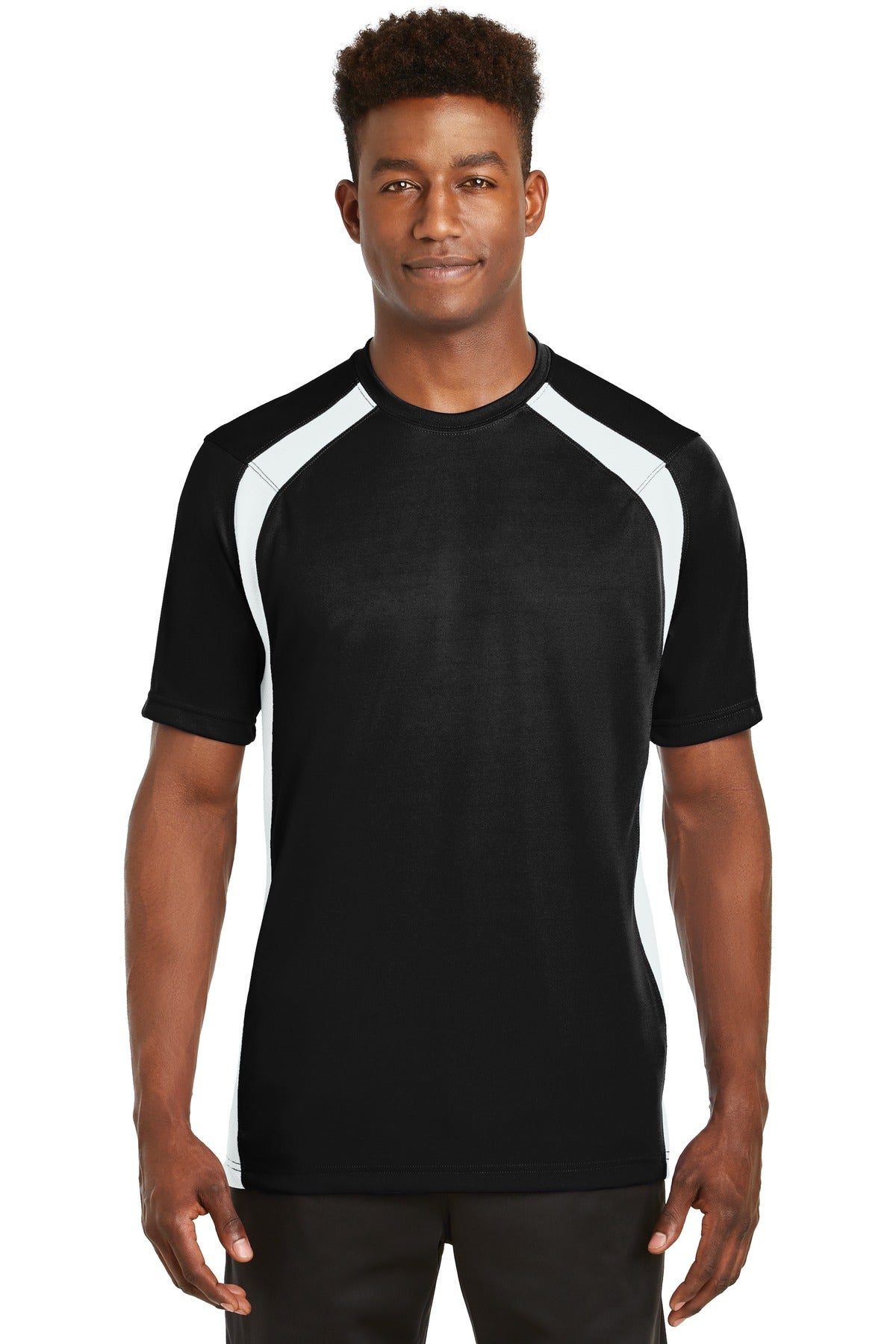 Sport-TekÂ® Dry ZoneÂ® Colorblock Crew. T478
