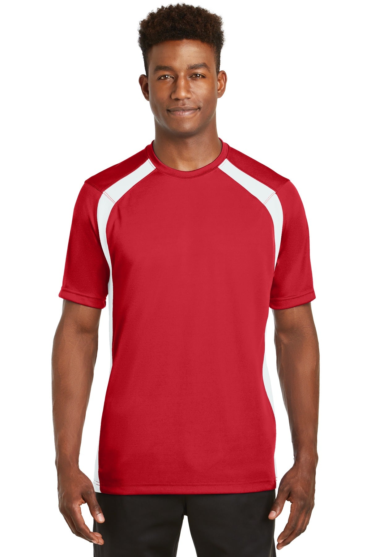 Sport-TekÂ® Dry ZoneÂ® Colorblock Crew. T478
