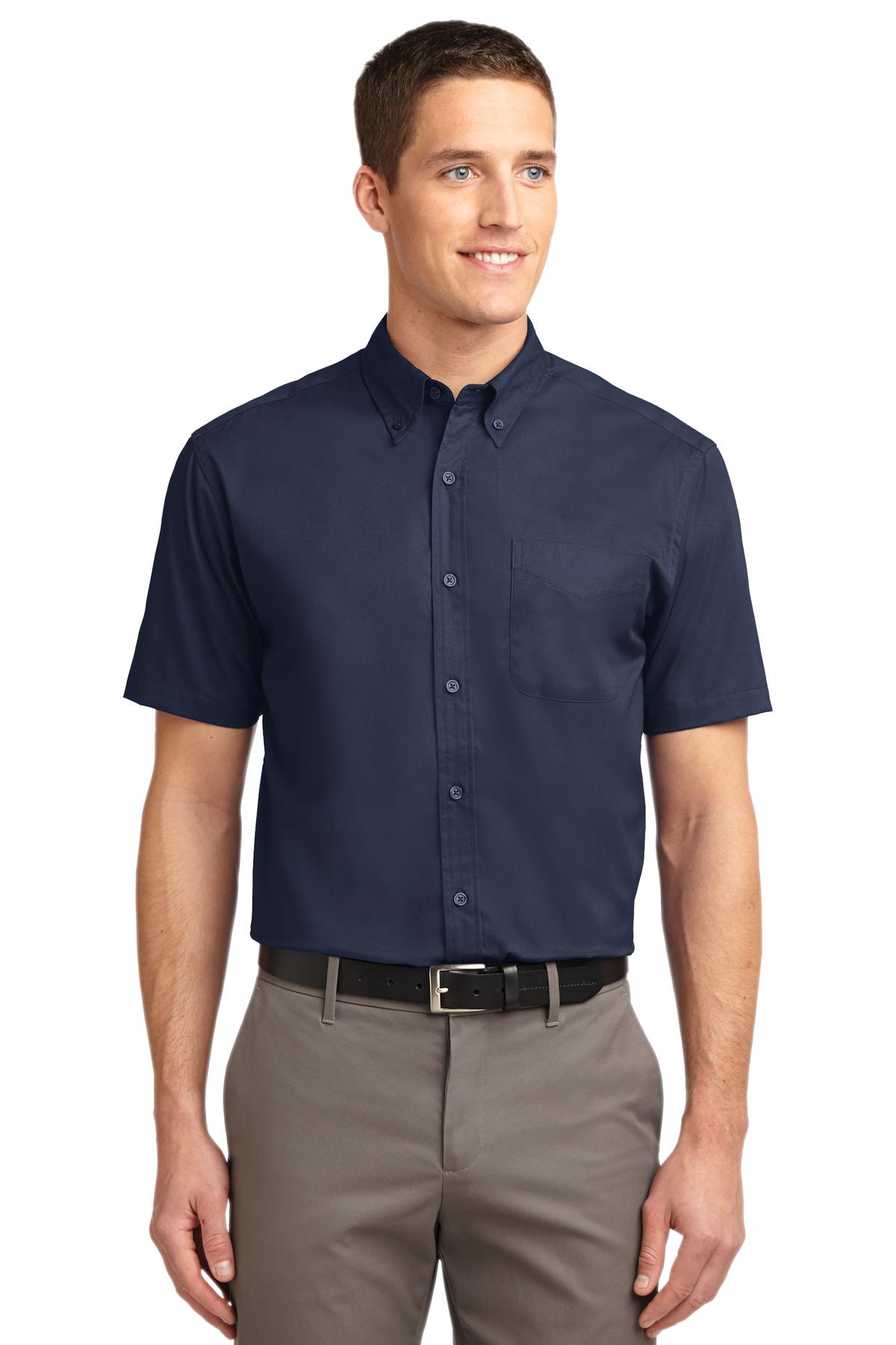 Port AuthorityÂ® Tall Short Sleeve Easy Care Shirt. TLS508