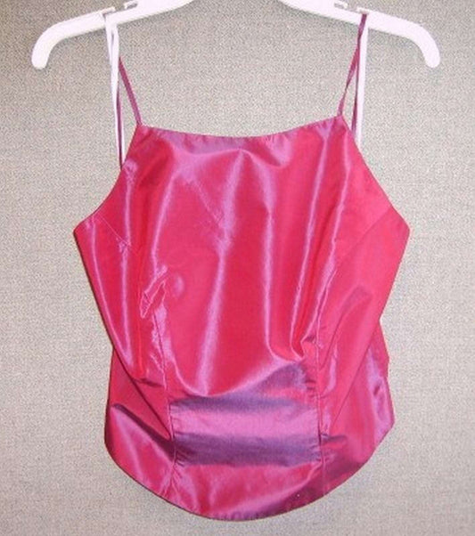 Watters & Watters Women Top Taffeta Purple Red Size 6