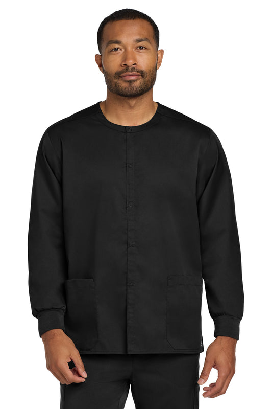 WinkÂ® Unisex WorkFlex Snap-Front Scrub Jacket WW3080