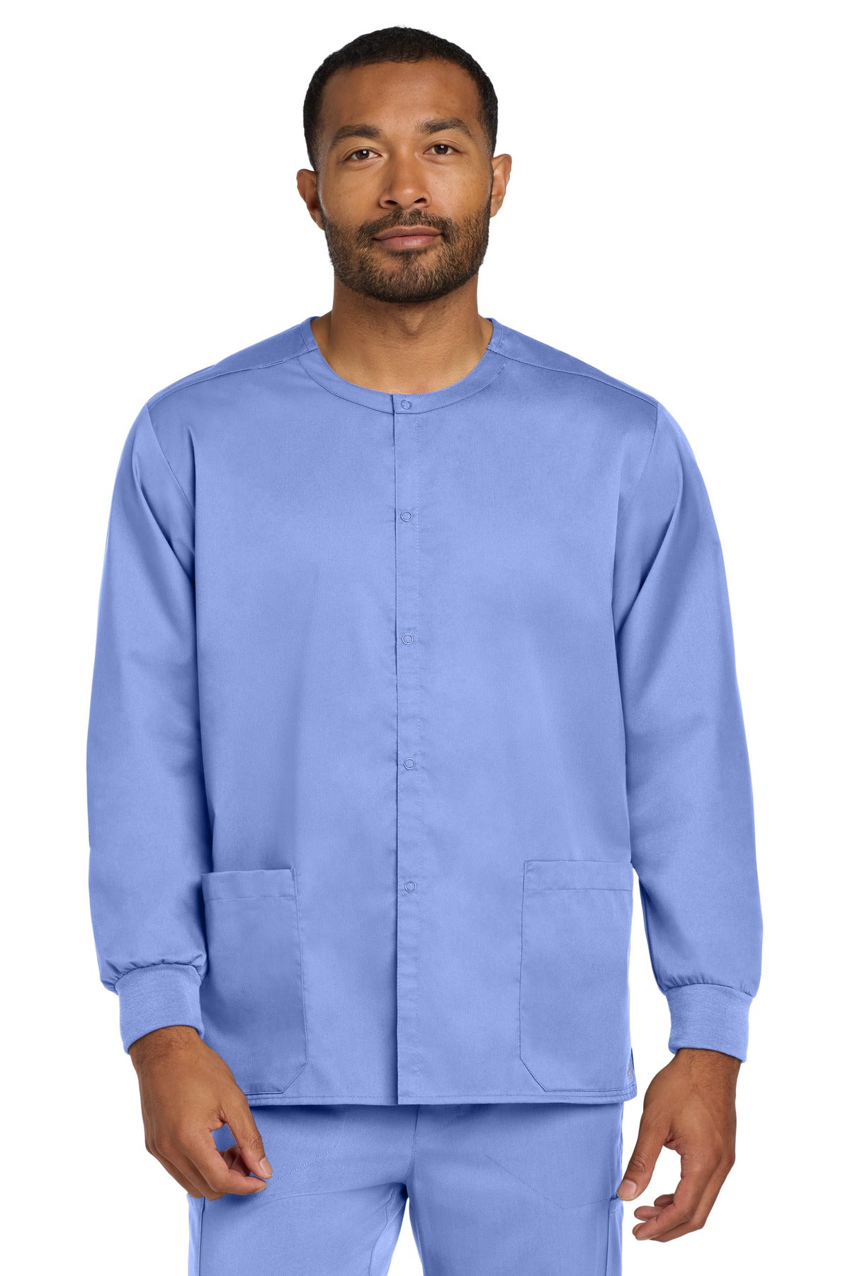 WinkÂ® Unisex WorkFlex Snap-Front Scrub Jacket WW3080