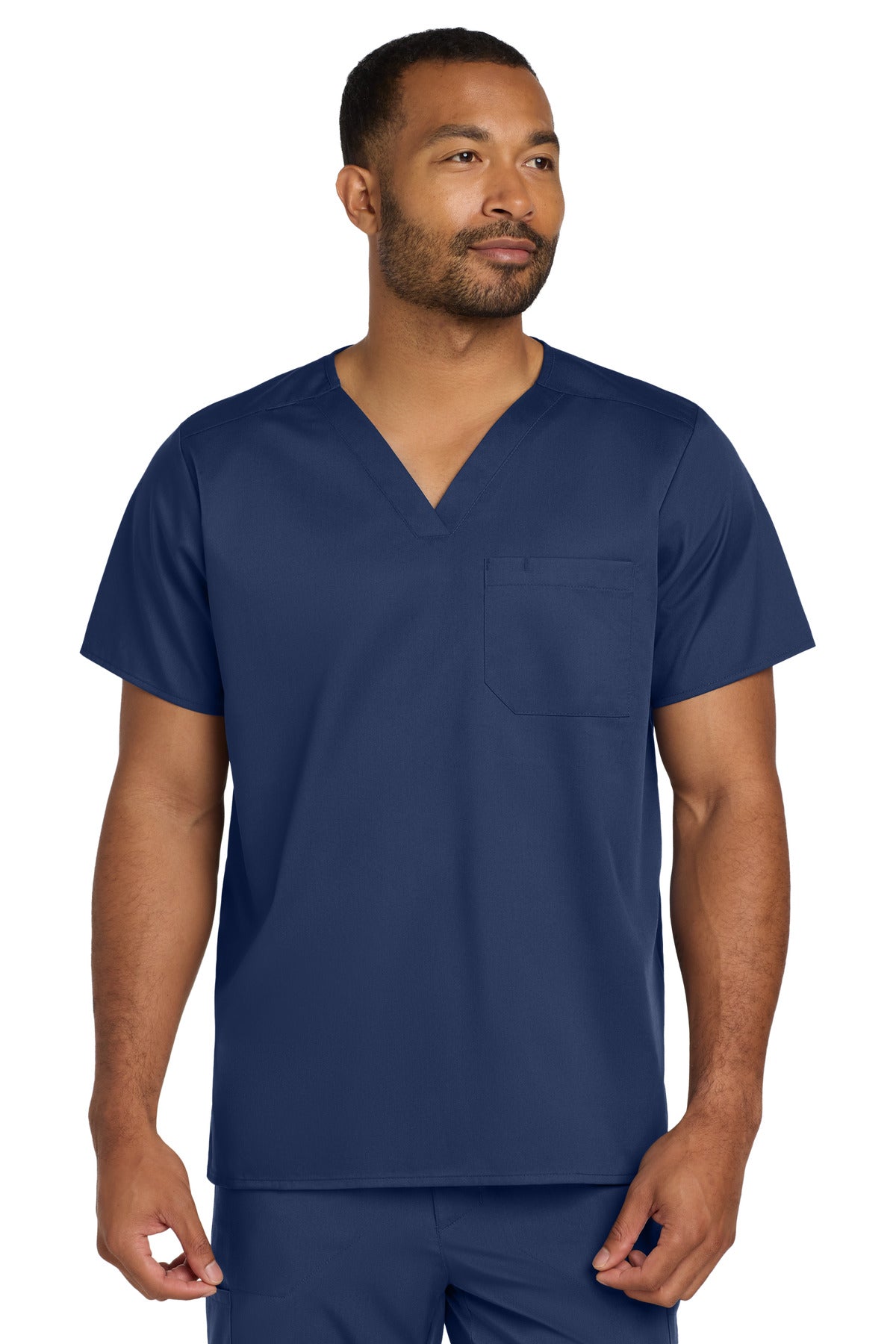 WinkÂ® Unisex WorkFlex Chest Pocket V-Neck Top WW3160