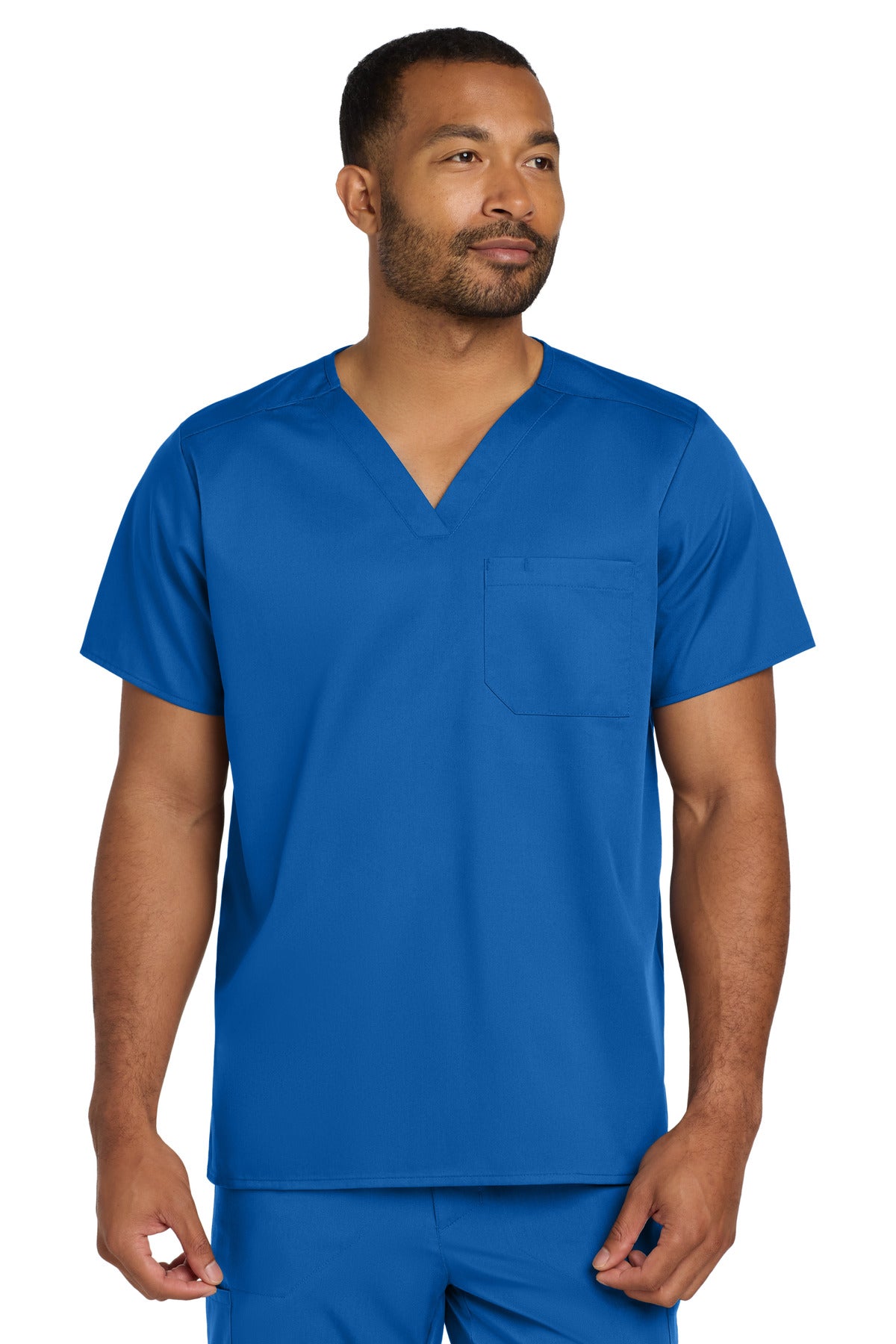 WinkÂ® Unisex WorkFlex Chest Pocket V-Neck Top WW3160