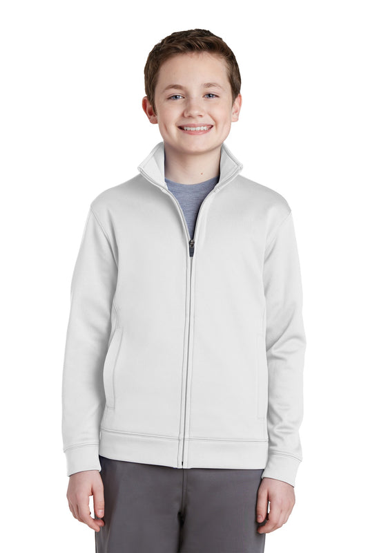 Sport-TekÂ® Youth Sport-WickÂ® Fleece Full-Zip Jacket.  YST241