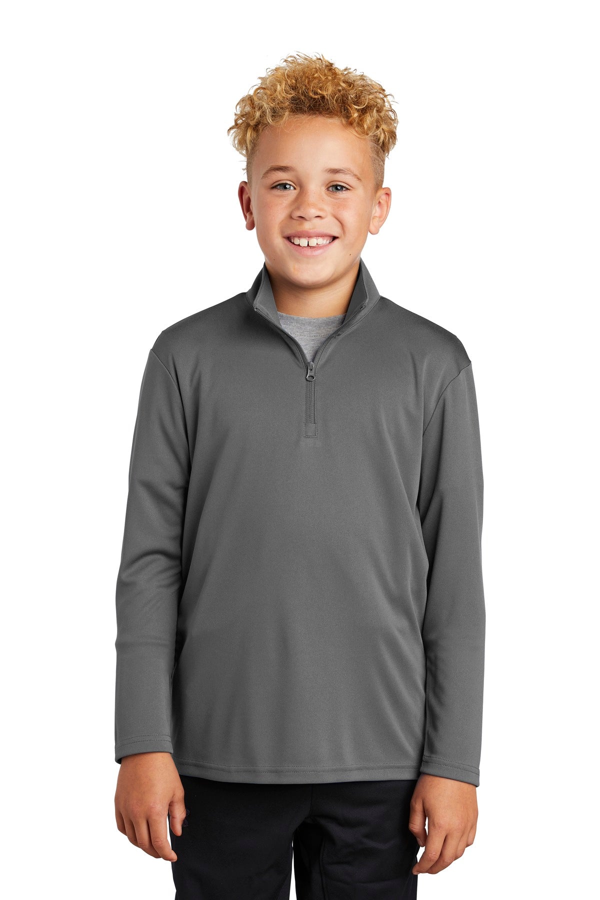 Sport-Tek Â® Youth PosiCharge Â® Competitor â„¢ 1/4-Zip Pullover. YST357