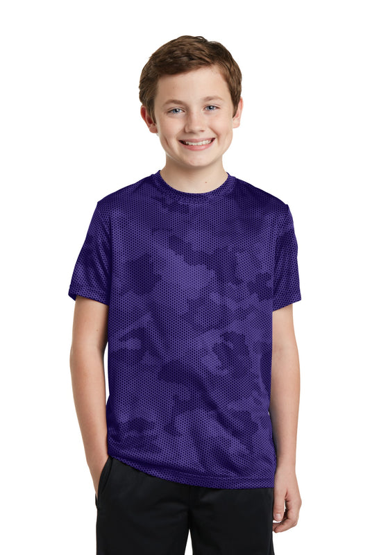Sport-TekÂ® Youth CamoHex Tee. YST370