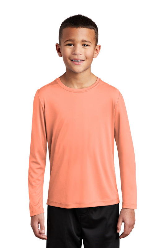 Sport-Tek Â® Youth Posi-UVÂ® Pro Long Sleeve Tee. YST420LS