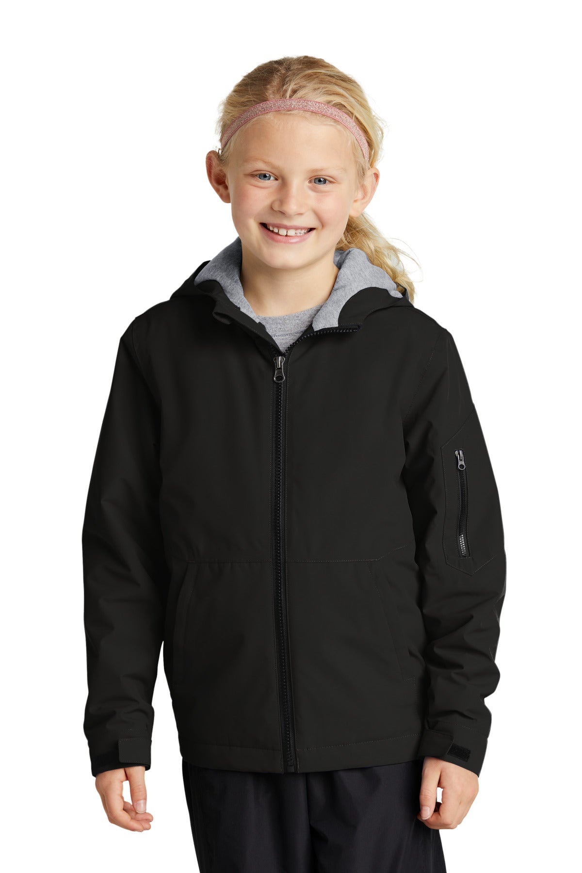 Sport-TekÂ® Youth Waterproof Insulated Jacket YST56