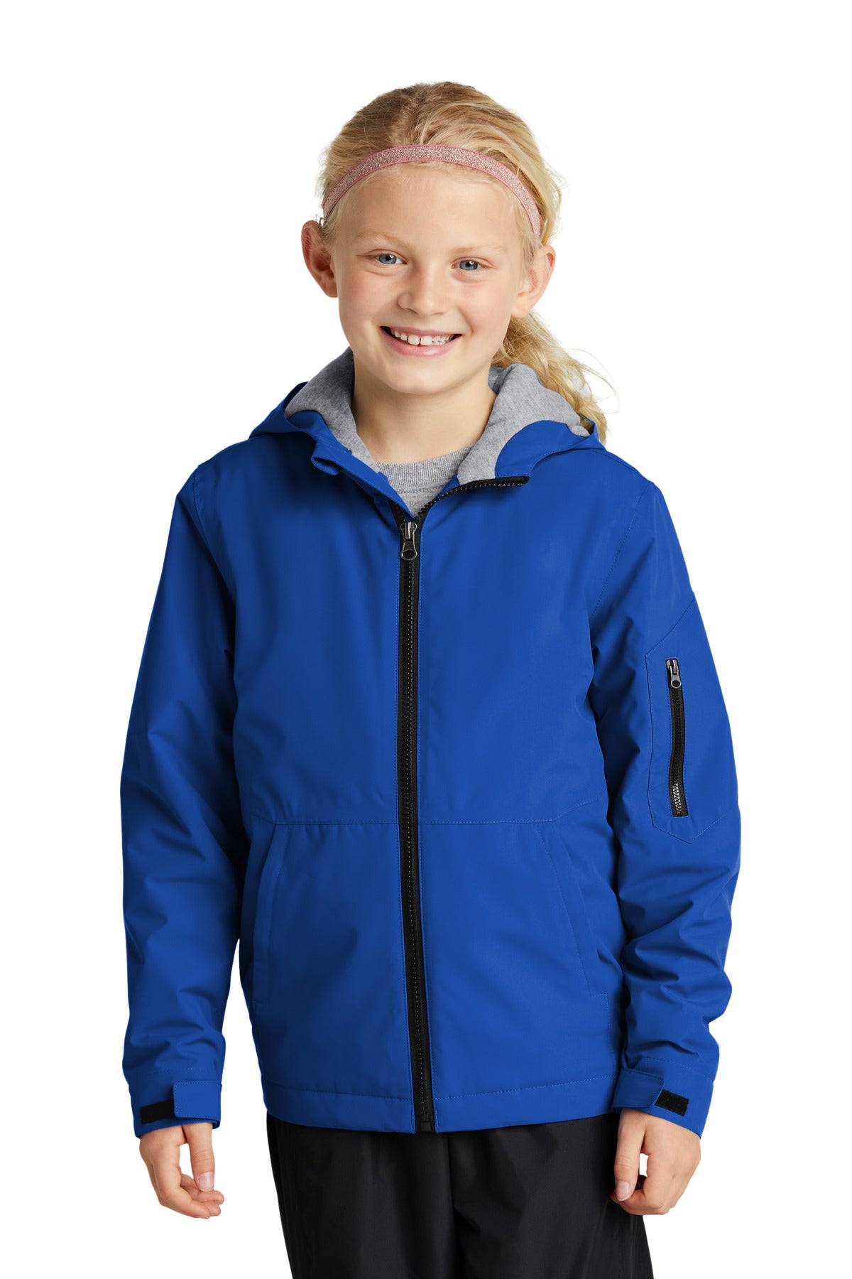 Sport-TekÂ® Youth Waterproof Insulated Jacket YST56