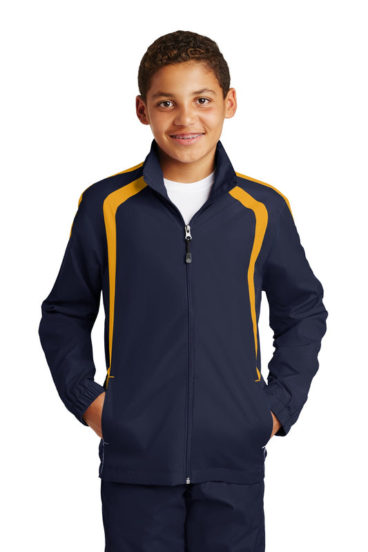 Sport-TekÂ® Youth Colorblock Raglan Jacket. YST60