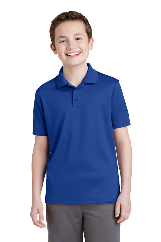 Sport-TekÂ® Youth PosiChargeÂ® RacerMeshÂ® Polo. YST640