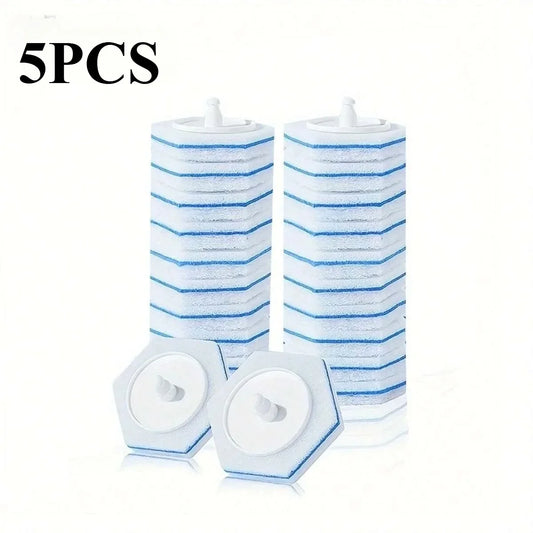 2/10/20pcs Upgraded Toilet Brush Wand Disposable Toilet Cleaning Wand Head Comp image 0