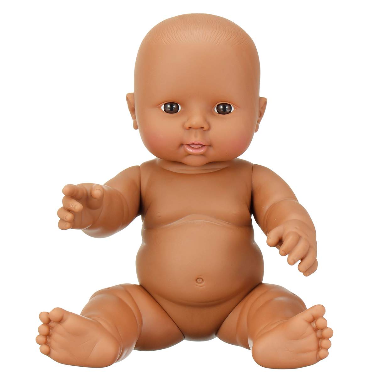 30cm Handmade Vinyl Reborn Baby Dolls Lifelike Cute Dolls Girl Black White Accom image 4
