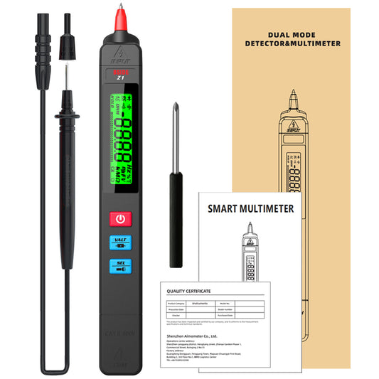 BSIDE Digital Multimeter Pen Type Smart multitester Auto Range DC AC Voltage Ca image 0