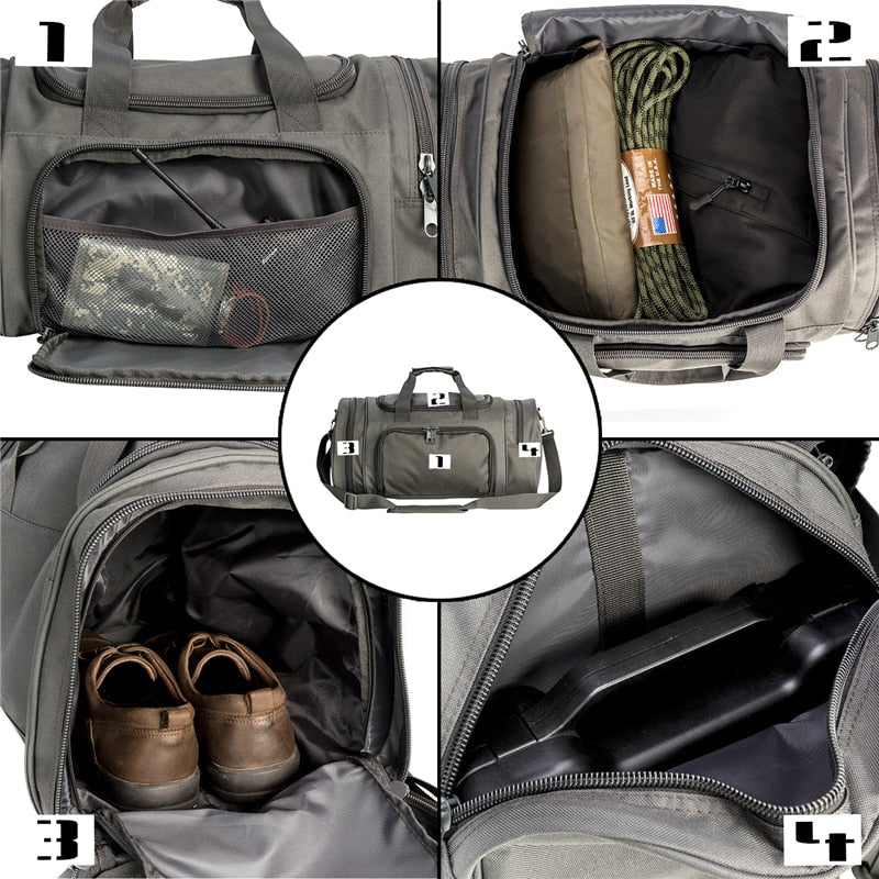 Outdoor Waterproof Travel Sport Bag Men Women Gym Bags For Fitness Training Han image 10