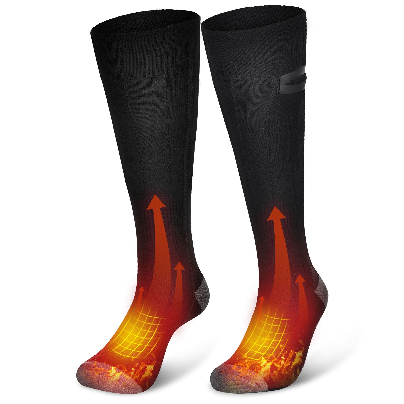 Electric Heated Socks with Power Bank Adjustable 3 Temperature Settings Heating image 5