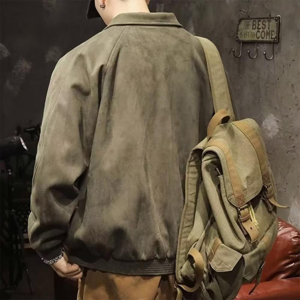 Men's Bomber Jackets Male Outwear Slim Fit Aviator Coats Fashion Man Streetwear image 4
