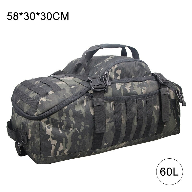 40L 60L 80L Waterproof Travel Bags Large Capacity Luggage Bags Men Duffel Bag T image 6