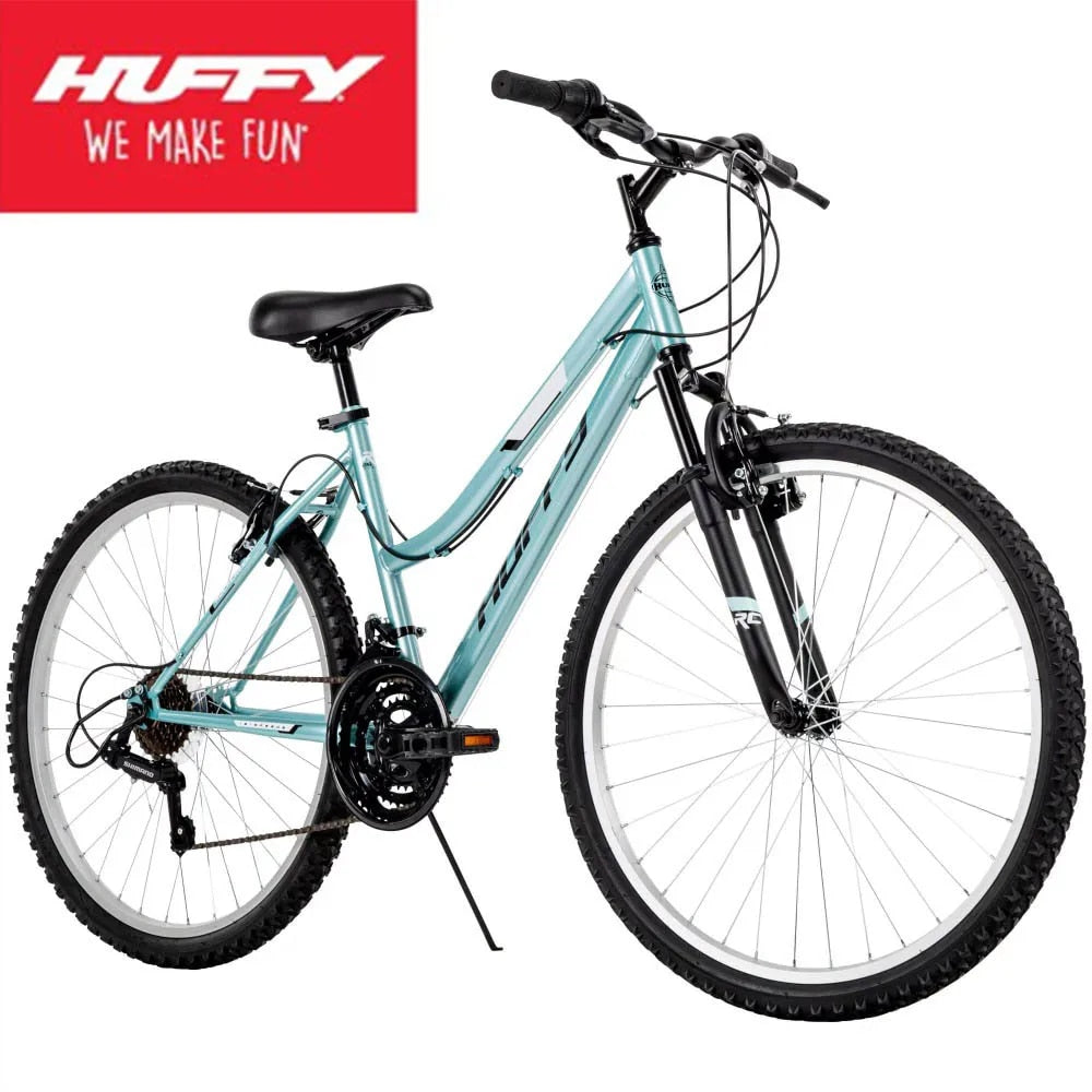 26” 2023 New Huffy Rock Creek Women's Bicycle 18-Speed Mountain Bike, Mint Man image 1