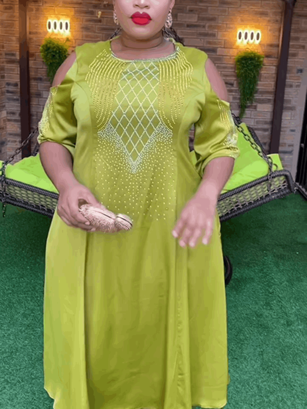 Plus Size African Wedding Party Dresses for Women 2024 New Dashiki Ankara Eveni image 1
