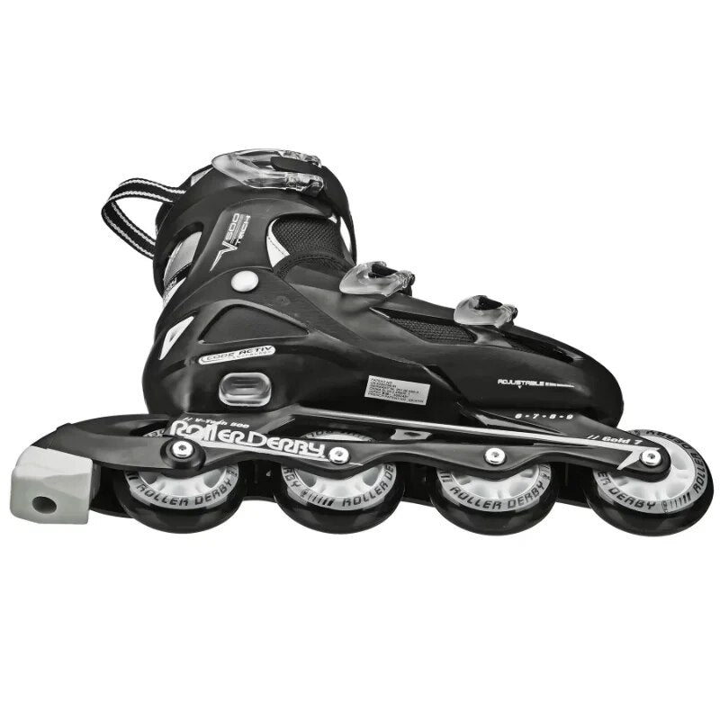 V-Tech 500 Men's Inline Skate with Adjustable Sizing, Black image 1