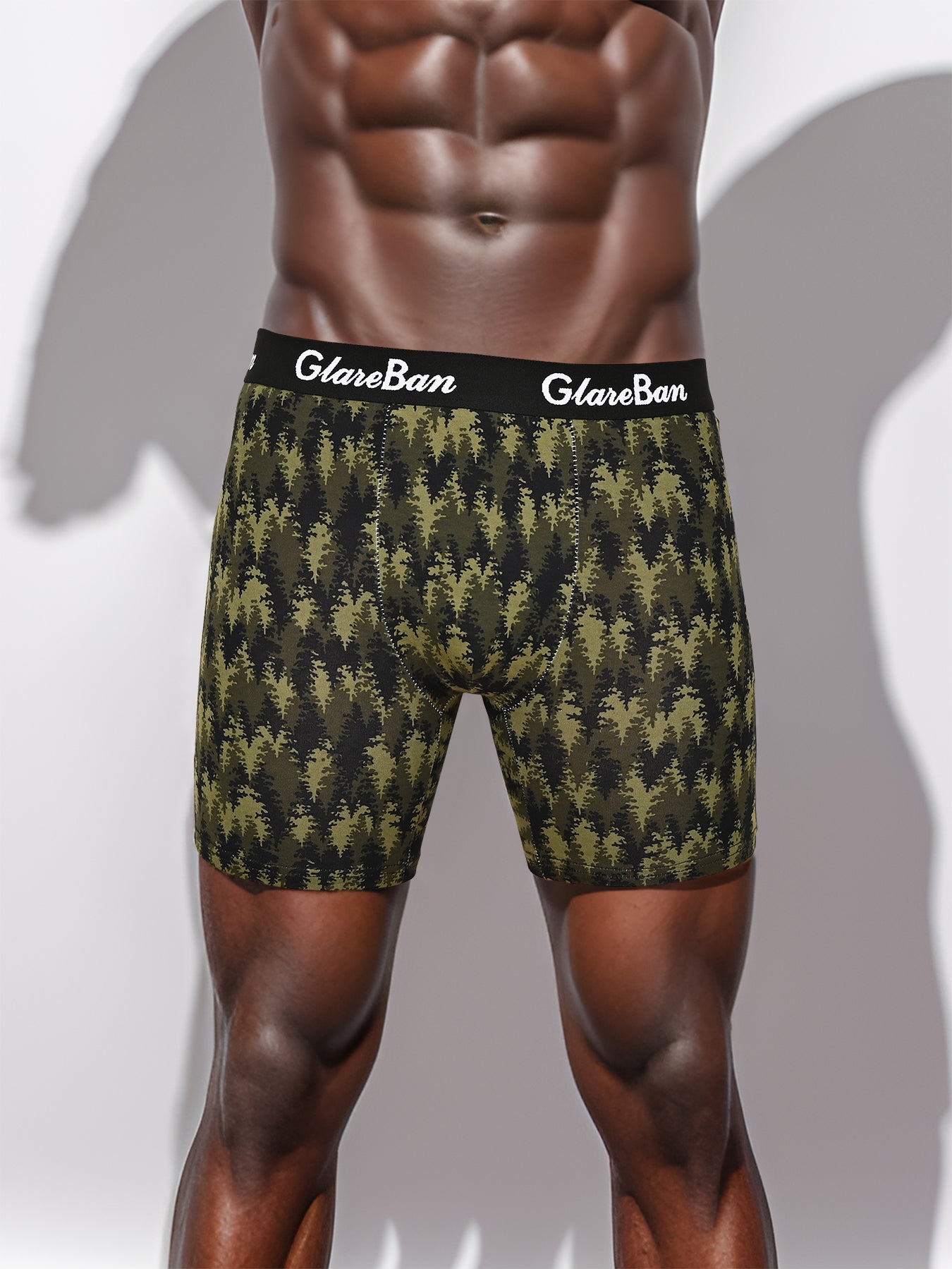 4pcs Pack Mid-Long Boxer Shorts Men Underwear Cotton Male Underpants for Men Se image 8