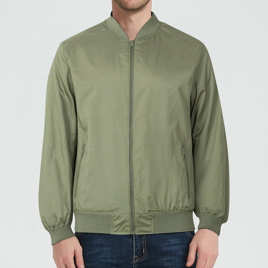 Men's Bomber Jacket Fashion Stylish Lightweight Windbreaker Spring Fall Casual  image 0